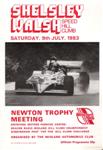 Programme cover of Shelsley Walsh Hill Climb, 09/07/1983