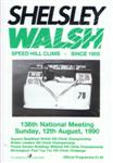 Programme cover of Shelsley Walsh Hill Climb, 12/08/1990