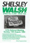 Programme cover of Shelsley Walsh Hill Climb, 14/08/1994