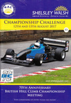 Programme cover of Shelsley Walsh Hill Climb, 13/08/2017