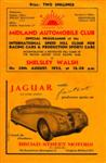 Programme cover of Shelsley Walsh Hill Climb, 30/08/1952