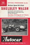 Programme cover of Shelsley Walsh Hill Climb, 30/08/1959