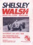 Programme cover of Shelsley Walsh Hill Climb, 05/07/1986