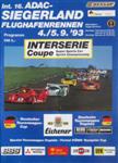 Programme cover of Siegerlandring, 05/09/1993