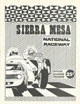 Programme cover of Sierra Mesa National Raceway, 14/05/1972