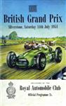 Programme cover of Silverstone Circuit, 14/07/1951