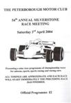 Programme cover of Silverstone Circuit, 03/04/2004