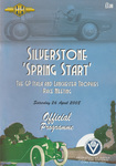 Programme cover of Silverstone Circuit, 26/04/2008