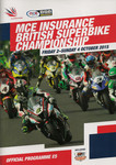 Programme cover of Silverstone Circuit, 04/10/2015