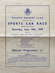 Programme cover of Silverstone Circuit, 18/06/1949