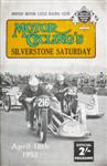 Programme cover of Silverstone Circuit, 18/04/1953