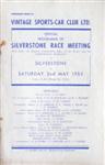 Programme cover of Silverstone Circuit, 02/05/1953