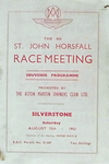 Programme cover of Silverstone Circuit, 15/08/1953