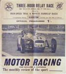 Programme cover of Silverstone Circuit, 12/06/1954