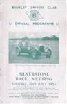 Programme cover of Silverstone Circuit, 30/07/1955