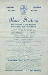 Programme cover of Silverstone Circuit, 08/10/1955