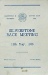 Programme cover of Silverstone Circuit, 12/05/1956