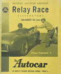 Programme cover of Silverstone Circuit, 18/08/1956