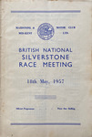 Programme cover of Silverstone Circuit, 18/05/1957