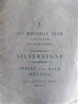 Programme cover of Silverstone Circuit, 03/08/1957