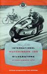 Programme cover of Silverstone Circuit, 21/09/1957