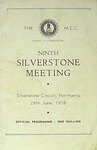 Programme cover of Silverstone Circuit, 28/06/1958