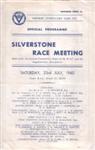 Programme cover of Silverstone Circuit, 23/07/1960