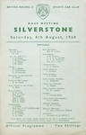 Programme cover of Silverstone Circuit, 06/08/1960
