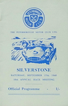 Programme cover of Silverstone Circuit, 17/09/1960