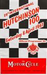 Programme cover of Silverstone Circuit, 08/04/1961