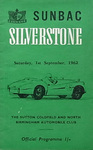 Programme cover of Silverstone Circuit, 01/09/1962