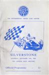 Programme cover of Silverstone Circuit, 15/09/1962