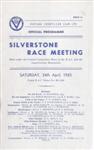 Programme cover of Silverstone Circuit, 24/04/1965