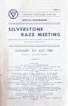 Programme cover of Silverstone Circuit, 31/07/1965