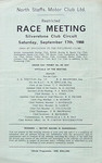 Programme cover of Silverstone Circuit, 17/09/1966