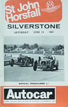 Programme cover of Silverstone Circuit, 24/06/1967