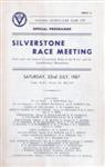Programme cover of Silverstone Circuit, 22/07/1967