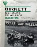 Programme cover of Silverstone Circuit, 05/08/1967
