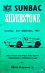 Programme cover of Silverstone Circuit, 02/09/1967