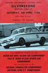 Programme cover of Silverstone Circuit, 06/04/1968