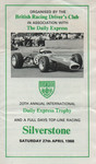 Flyer of Silverstone Circuit, 27/04/1968