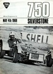 Programme cover of Silverstone Circuit, 04/05/1968