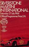 Programme cover of Silverstone Circuit, 27/07/1968