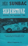 Programme cover of Silverstone Circuit, 07/09/1968