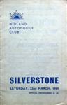 Programme cover of Silverstone Circuit, 22/03/1969