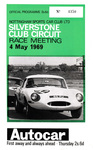 Programme cover of Silverstone Circuit, 04/05/1969
