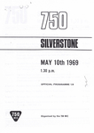 Programme cover of Silverstone Circuit, 10/05/1969