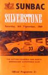 Programme cover of Silverstone Circuit, 06/09/1969