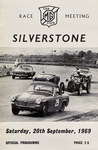 Programme cover of Silverstone Circuit, 20/09/1969
