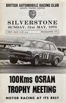 Programme cover of Silverstone Circuit, 31/05/1970